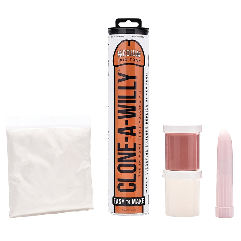 Clone-A-Willy Silicone Dildo Molding Kit with Vibrator
