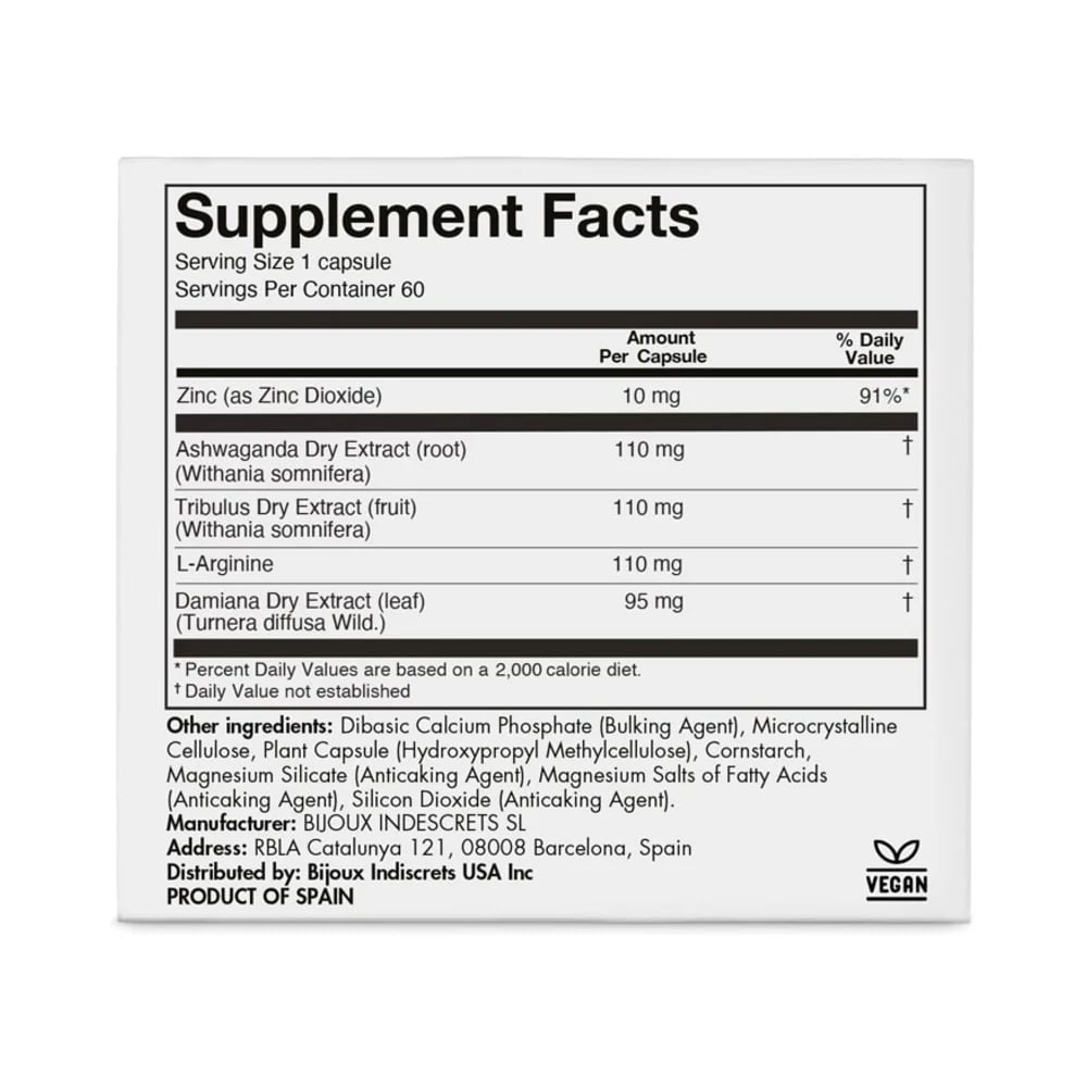 Sex au Naturel Orgasm Glow Supplement 60 Capsules