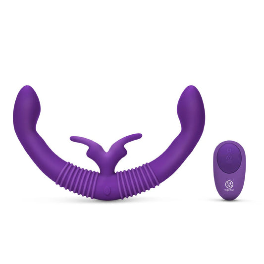 Together double-ended vibrator with remote control