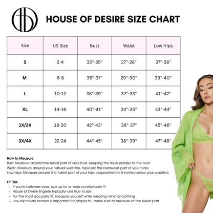 Brigeta Satin Open Cut Babydoll