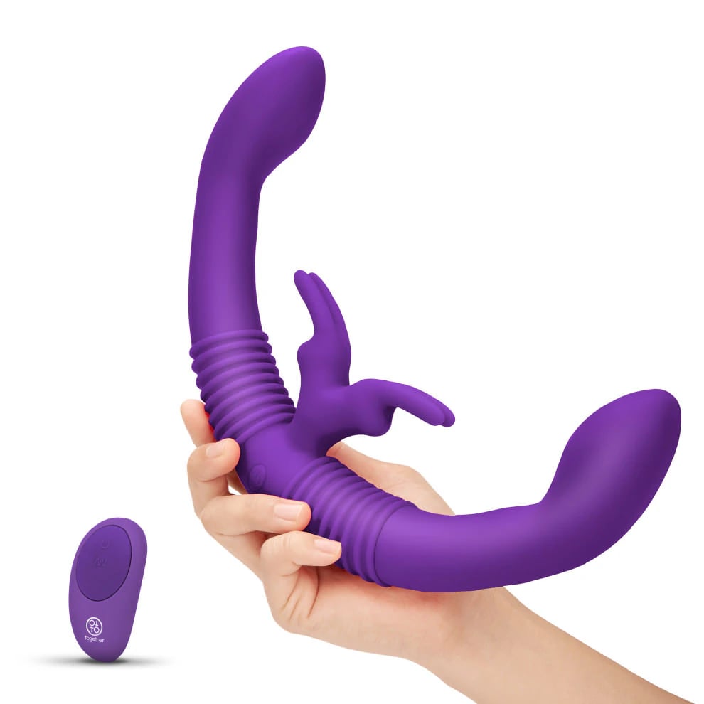 Together double-ended vibrator with remote control