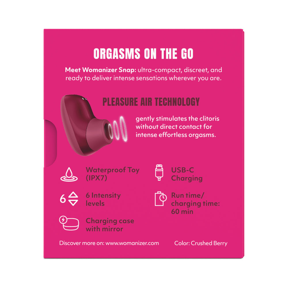 🚨 PRE-ORDER 🚨 Womanizer Snap Crushed Berry