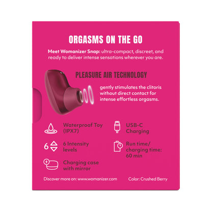 🚨 PRE-ORDER 🚨 Womanizer Snap Crushed Berry