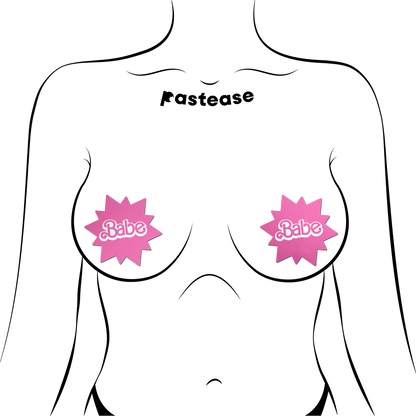 'Babe' Doll Pink Sunburst Pasties by Pastease