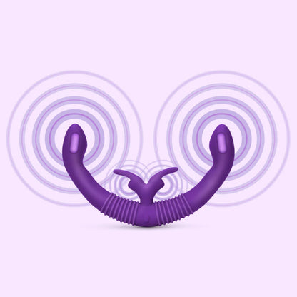 Together double-ended vibrator with remote control